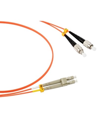 Патч-корд оптический LSZH, дуплексный, LC/PC-FC/PC, MM 50/125, 1.0м LANMASTER LAN-2LC-2FC/OM2-1.0 в Хасавюрте Патч-корды и пигтейлы Pintop.ru