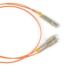 Патч-корд оптический LSZH, дуплексный, LC/PC-SC/PC, MM 50/125, 1м ANMASTER LAN-2LC-2SC/OM2-1.0