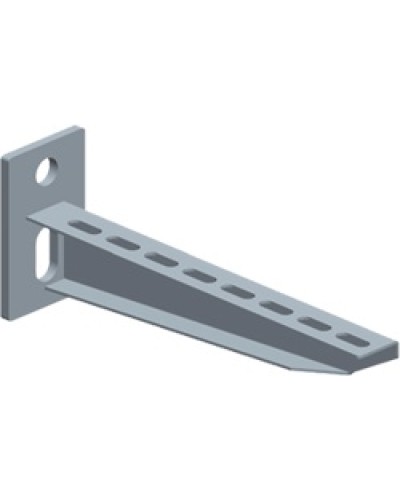 Консоль перфорированная для лотка шириной 300мм LANMASTER LAN-MT-BP300-EZ в Хасавюрте Аксессуары для лотков Pintop.ru