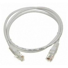 Патч-корд RJ45 - RJ45, 4 пары, FTP, категория 6, 1.5 м, серый, LSZH LANMASTER LAN-PC45/S6-1.5-GY