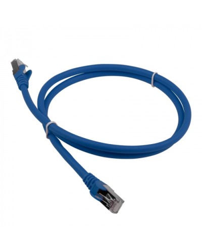 Патч-кордLSZH FTP кат.6A, 7.0 м, синий LANMASTER (LAN-PC45/S6A-7.0-BL) в Хасавюрте Патч-корды и пигтейлы Pintop.ru