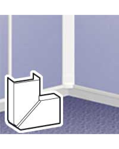 Угол плоский 40x12.5 Legrand 033316 в Хасавюрте Аксессуары для кабель-канала Pintop.ru