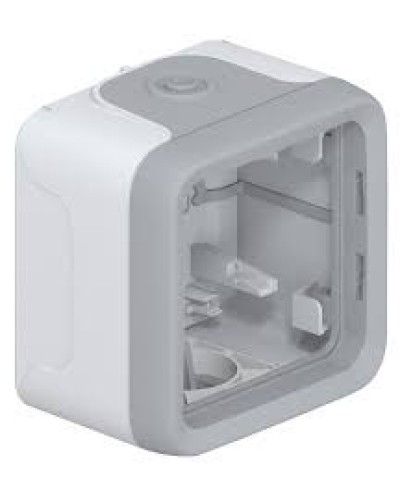 Коробка для накладного монтажа с мембранными сальниками серый 1 пост Plexo Legrand 069651 в Хасавюрте Распределительные коробки Pintop.ru