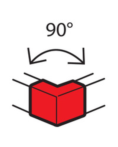 Угол внешний для кабель-канала METRA 100x50 Legrand (638012) в Хасавюрте Аксессуары для кабель-канала Pintop.ru