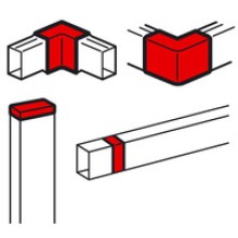 Заглушка торцевая/угол внутренний/угол внешний/накладка на стык для кабель-канала METRA 60x40 Legrand (638198)