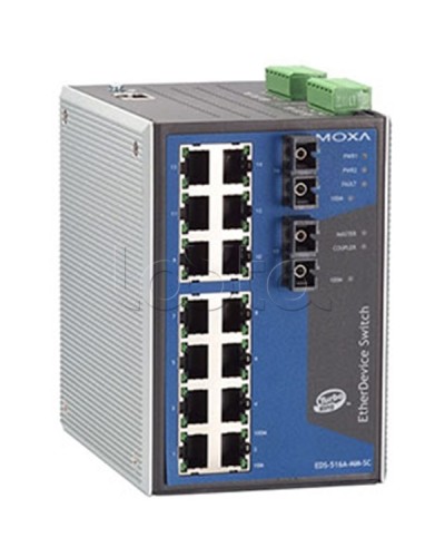 Коммутатор управляемый промышленный 16-портовыйMoxa EDS-516A-MM-SC в Хасавюрте Коммутаторы Pintop.ru