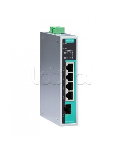 Коммутатор PoE 5-портовый Moxa EDS-G205A-4PoE-1GSFP в Хасавюрте Коммутаторы Pintop.ru