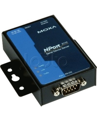 Сервер 1-портовый RS-232 в Ethernet Moxa NPort 5110A в Хасавюрте Дополнительное оборудование для ОПС Pintop.ru
