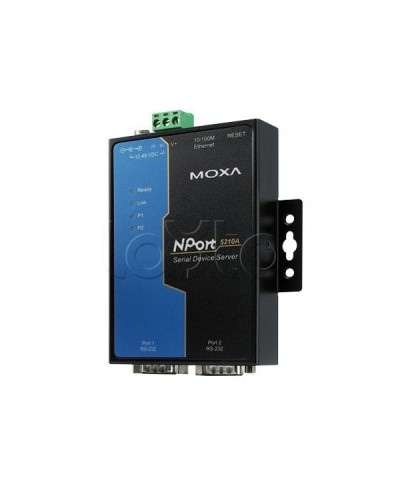 Сервер 2-портовый RS-232 в Ethernet Moxa NPort 5210A-T в Хасавюрте Дополнительное оборудование для ОПС Pintop.ru