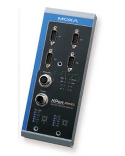 Сервер 4-портовый RS-232/422/485 в Ethernet Moxa NPort 5450AI-M12-CT-T в Хасавюрте Дополнительное оборудование для ОПС Pintop.ru