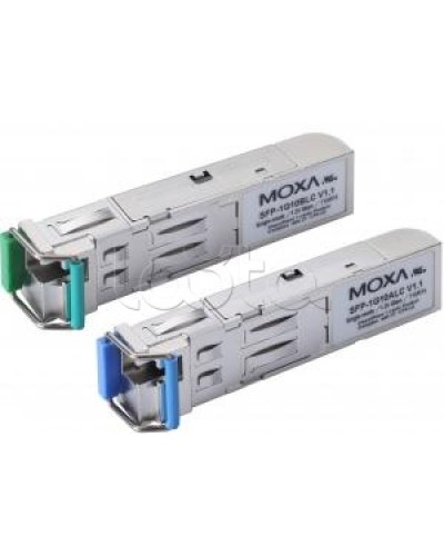 Трансивер-SFP одножильный (WDM) Moxa SFP-1G10BLC-T в Хасавюрте Модули SFP/XFP/GBIC Pintop.ru