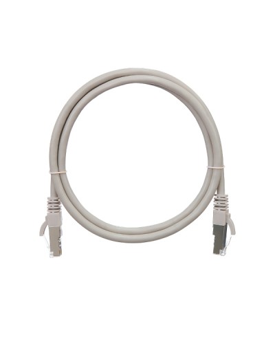 Шнур коммутационный 2хRJ45/8P8C F/UTP кат.5е (1 м) NIKOMAX (NMC-PC4SD55B-010-GY) в Хасавюрте Патчкорды (медные) Pintop.ru
