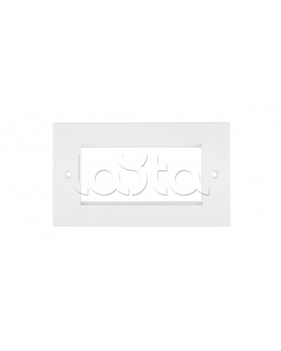 Панель лицевая NIKOMAX NMC-PL2PB-WT в Хасавюрте Аксессуары для кабель-канала Pintop.ru