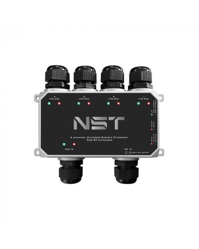 Уличный Ultra PoE удлинитель - коммутатор Gigabit Ethernet до 250м на 5 портов NST NS-EXSW-5GP/W в Хасавюрте Дополнительное оборудование для сетей Pintop.ru
