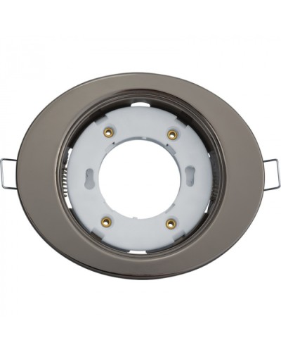 Светильник Navigator 93 029 NGX-O1-005-GX53 (Эллипс черный хром) в Хасавюрте Светильники Pintop.ru