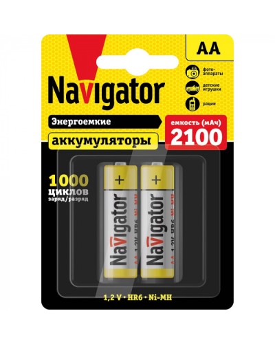 Аккумулятор Navigator 94 463 NHR-2100-HR6-BP2 в Хасавюрте Электротехническое оборудование Pintop.ru