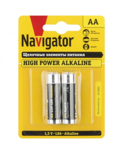 Элемент питания Navigator 94 752 NBT-NE-LR6-BP2 в Хасавюрте Электротехническое оборудование Pintop.ru