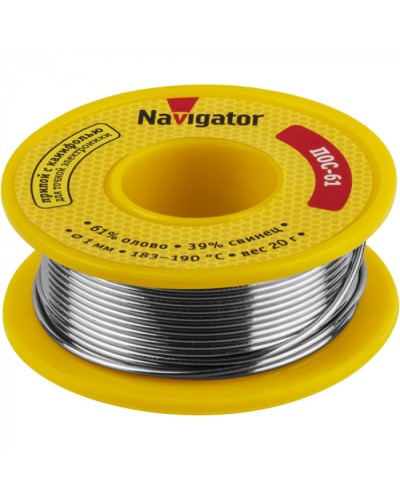 Припой Navigator 93 718 NEM-Pos04-61K-1-F20 в Хасавюрте Аксессуары для кабель-канала Pintop.ru