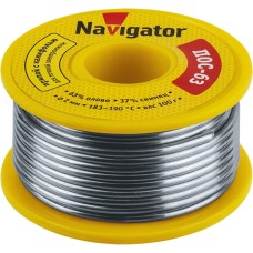 Припой Navigator 93 787 NEM-Pos05-63K-2-K100 (ПОС-63, катушка, 2 мм, 100 гр)