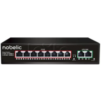8-портовый неуправляемый PoE коммутатор Nobelic NBLS-1008P