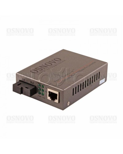 Медиаконвертер Fast Ethernet OSNOVO OMC-100-11S5b в Хасавюрте Медиаконвертеры Pintop.ru
