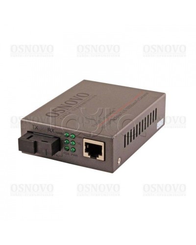 Медиаконвертер Gigabit Ethernet OSNOVO OMC-1000-11S5a в Хасавюрте Медиаконвертеры Pintop.ru