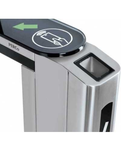 Передняя панель скоростного прохода PERCo-ST-01 со встроенным сканером штрихкода PERCo-FP01Q.1 в Хасавюрте Ограждения Pintop.ru