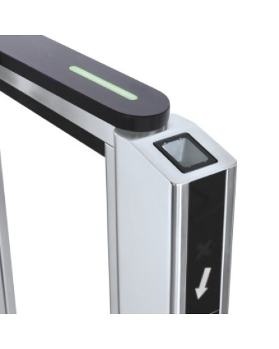 Передняя панель скоростного прохода PERCo-ST-11 со встроенным сканером штрихкода PERCo-FP11Q.1 в Хасавюрте Ограждения Pintop.ru