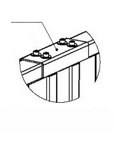 Накладка верхняя PERCo-RF01 0-05 в Хасавюрте Дополнительное оборудование для СКУД Pintop.ru