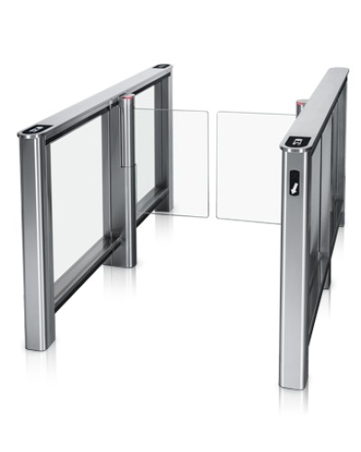 Турникет PERCo-ST-01 с крышками из нерж. стали со створками Створки шириной 300 мм в Хасавюрте Турникеты Pintop.ru