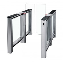Турникет PERCo-ST-01 (с крышками из закаленного стекла с центральной вставкой из нерж. сталь со створками 575)