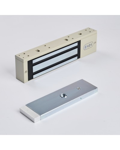 R-Lock RL-EM350-LSG - Электромагнитный замкок, 350кг, DC12/24B, цвет серый, RAL7032 (галечный серый), два датчика втроены в корпус замка: датчик Холла и магнито-контактный датчик в Хасавюрте Электромагнитные замки Pintop.ru