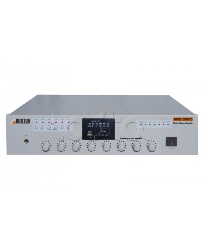 Микшер-усилитель ROXTON MZ-360 в Хасавюрте Система оповещения и трансляции Roxton Pintop.ru