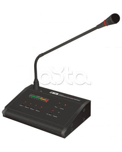 Микрофонная консоль ROXTON IP-A4012 в Хасавюрте Система оповещения и трансляции Roxton Pintop.ru