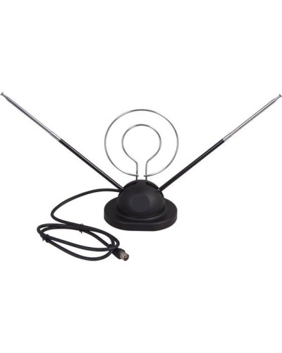 Антенна комнатная телескопическая на подставке «Усы», RX-105 REXANT 34-0105 в Хасавюрте Системы видеонаблюдения Pintop.ru