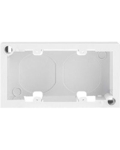 Короб накладной для лицевых панелей 80х150 под 4 модуля 45х22,5 Mosaic 03-0127 в Хасавюрте Распределительные коробки Pintop.ru