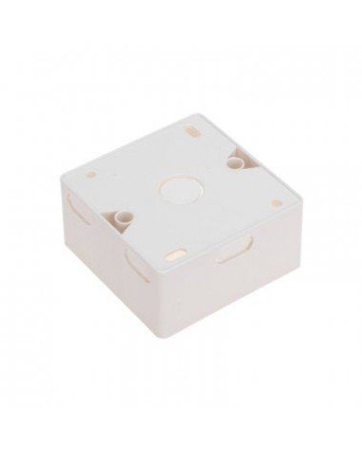 Короб накладной для лицевых панелей 80х80 под 2 модуля 45х22,5 Mosaic 03-0126 в Хасавюрте Распределительные коробки Pintop.ru