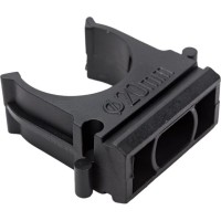 Крепеж-клипса для трубы ø 20 мм, черная (100 шт./уп.) Rexant (28-0120-3)