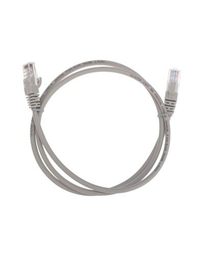 Патч-корд U/UTP, CAT 5e, RJ45-RJ45, 26AWG, LSZH, серый, 1м REXANT 02-0100-1 в Хасавюрте Патчкорды (медные) Pintop.ru