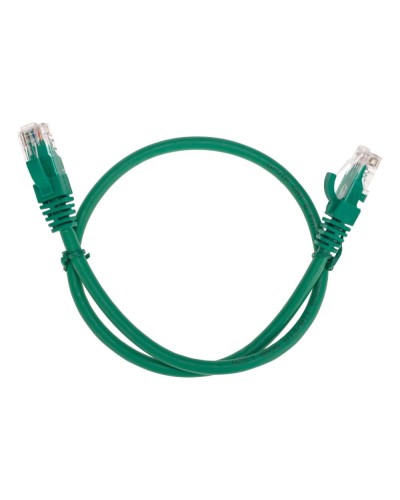 Патч-корд U/UTP, CAT 6, RJ45-RJ45, 26AWG, LSZH, зеленый, 0,5м REXANT 02-0296-05 в Хасавюрте Патчкорды (медные) Pintop.ru