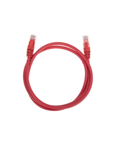 Патч-корд U/UTP, CAT 6, RJ45-RJ45, 26AWG, LSZH, красный, 1м REXANT 02-0293-1 в Хасавюрте Патчкорды (медные) Pintop.ru