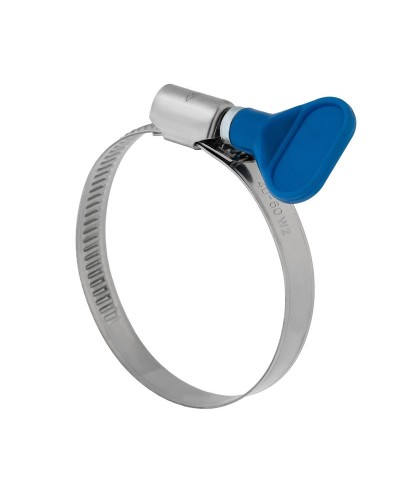 Хомут червячный 32-50/9-0,7мм, с ключом, нержавеющая сталь W2, (50 шт/уп) REXANT 07-0732-1 в Хасавюрте Стяжки-хомуты Pintop.ru