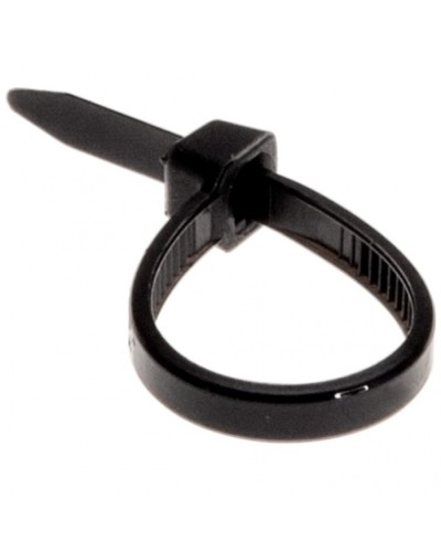 Хомут-стяжка нейлоновый 2.5х100 мм чёрный (100шт/уп) REXANT 07-0101 в Хасавюрте Стяжки-хомуты Pintop.ru