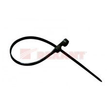 Хомут-стяжка нейлоновый под винт 3.6х150 мм чёрный (100шт/уп) REXANT 07-0155