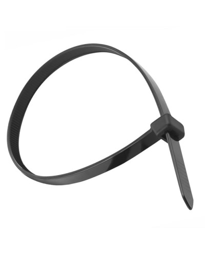 Хомут-стяжка нейлоновый 4х200 мм чёрный (100шт/уп) REXANT 07-0201 в Хасавюрте Стяжки-хомуты Pintop.ru