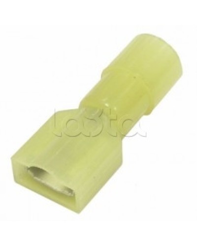 Клемма плоская полностью изолированная 4-6 мм² (КППИн гнездо - 6.6мм) (100шт/уп) REXANT 08-0652 в Хасавюрте Клеммные колодки Pintop.ru