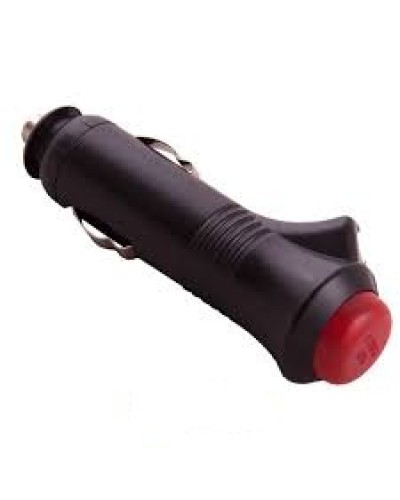 Штекер автоприкуривателя с кнопкой I=3А REXANT 16-0205 в Хасавюрте Коннекторы Pintop.ru