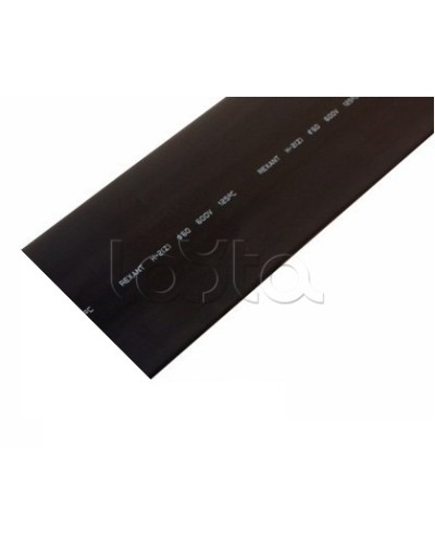 Термоусадочная трубка 50.0 / 25.0 мм 1м черная (10шт/уп) REXANT 25-0060 в Хасавюрте Аксессуары для кабель-канала Pintop.ru