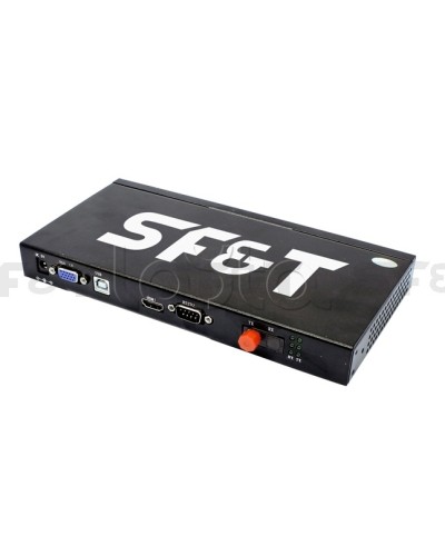 Передатчик DVI + Audio + USB + RS232 по оптоволокну SF&T SFD14A1S5T в Хасавюрте Видеоусилители, Модуляторы, Делители Pintop.ru