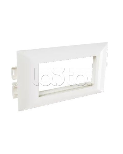 Суппорт с рамкой на 2 поста (45х45) в профиль для кабельных каналов 100х50, 105х50 SPL 100008S в Хасавюрте Аксессуары для кабель-канала Pintop.ru